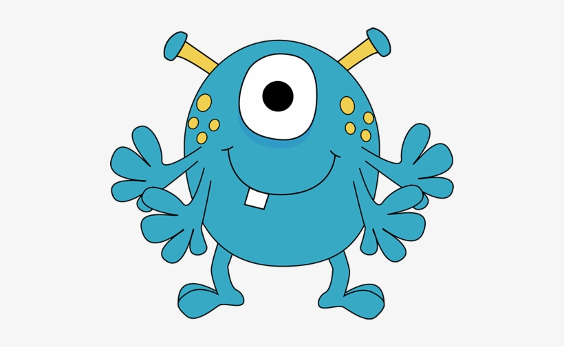 Free Cute Monster Clip Art - Monster Clipart, transparent png download