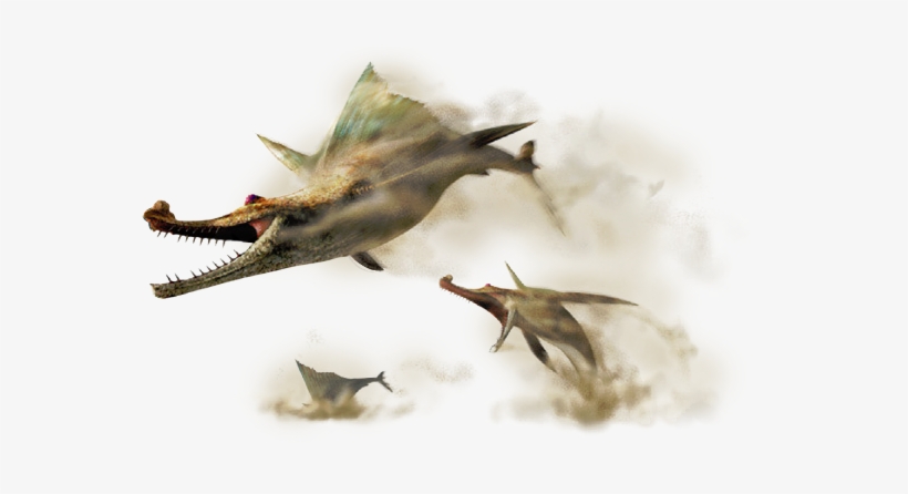 Number Five Is The Delex These Little Sand Fish,alligator,things - Monster Hunter Desert Fish, transparent png download