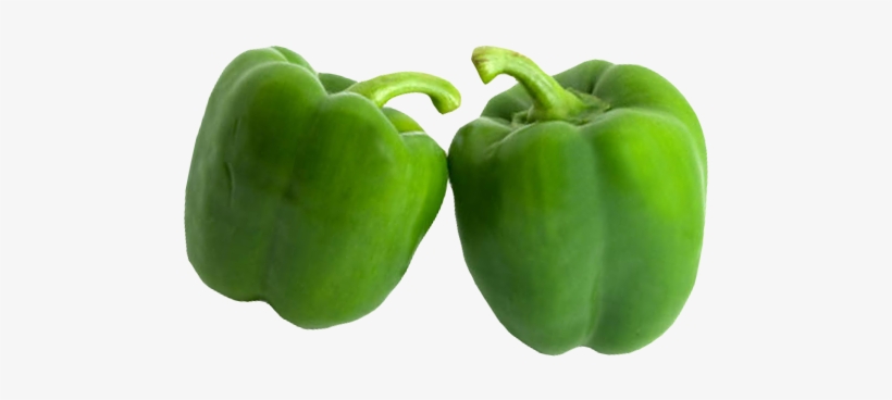 Green Pepper - Zoom - Capsicum, transparent png download