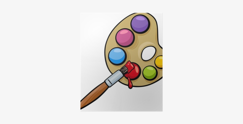 Art Palette Cartoon, transparent png download