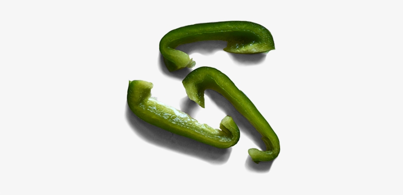 Our Famous Cheese Sauce Served With Chips Made To Order - Cut Green Peppers Png, transparent png download