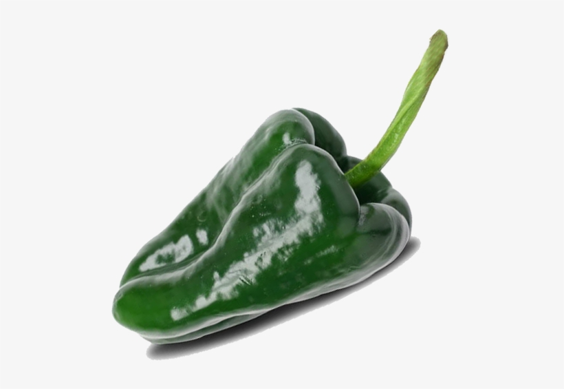 Hot Green Poblano Pepper - Poblano Chili, transparent png download