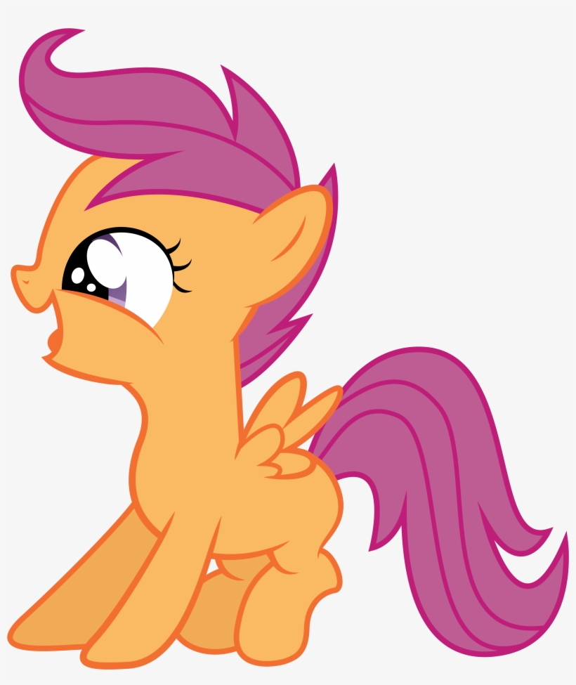 Scootaloo Excited, transparent png download