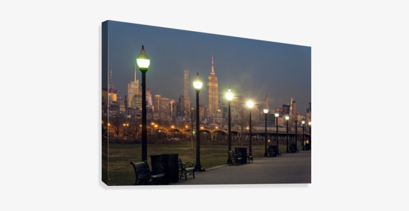 Skyline At Twilight Liberty State Park Jersey - Liberty State Park, transparent png download