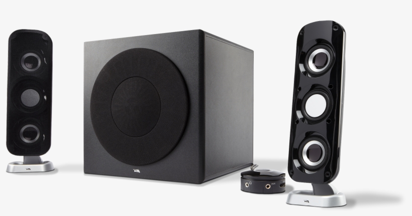 Hi-res Photo - Cyber Acoustics Ca 3908 2.1 Speaker System 46 W Rms, transparent png download