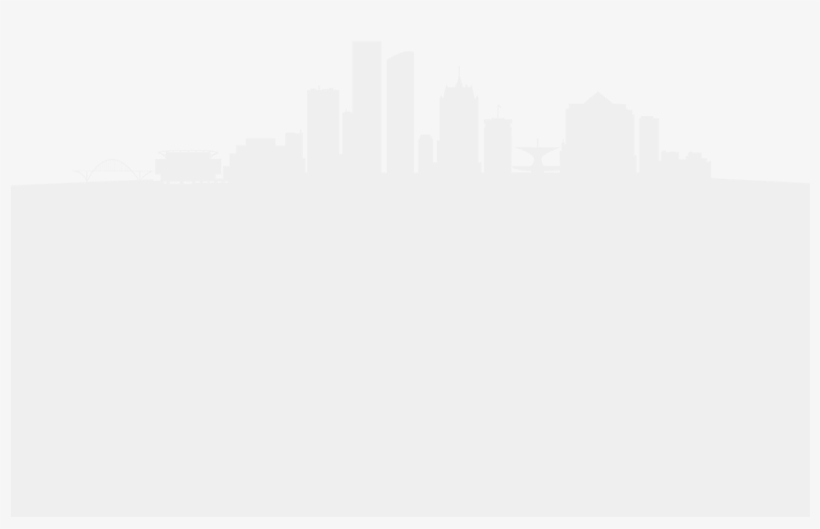 Brew City Graphics - Plastic Sign: Naxart's Milwaukee Skyline Blue, 41x30cm., transparent png download