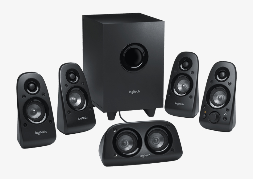 View Larger - Logitech Z506 Surround Sound Speaker, transparent png download