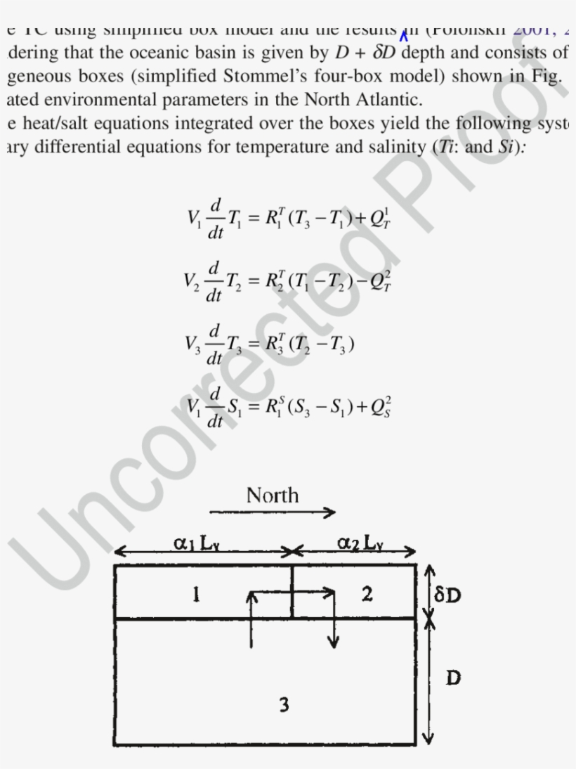 Schematic Diagram Of The Three-box Model Of The North - Diagram, transparent png download