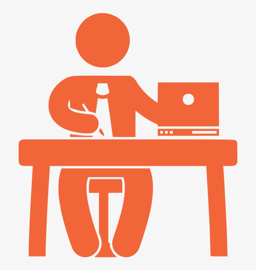 Office - Office Orange Icon Png, transparent png download