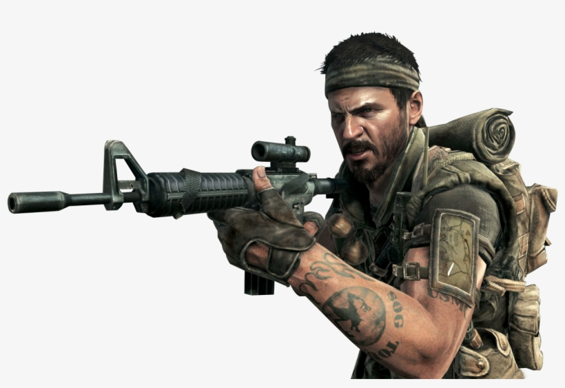 Sergeant Woods - Activision Call Of Duty 7: Black Ops, transparent png download