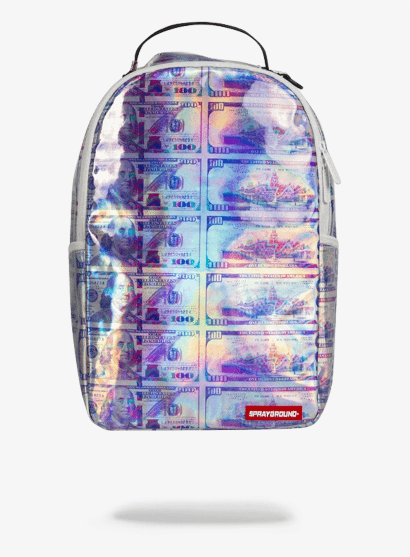 Sprayground- Hologram Money Backpack - Garment Bag, transparent png download