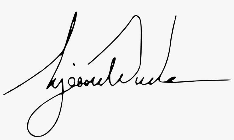 Open - Tiger Woods Signature, transparent png download