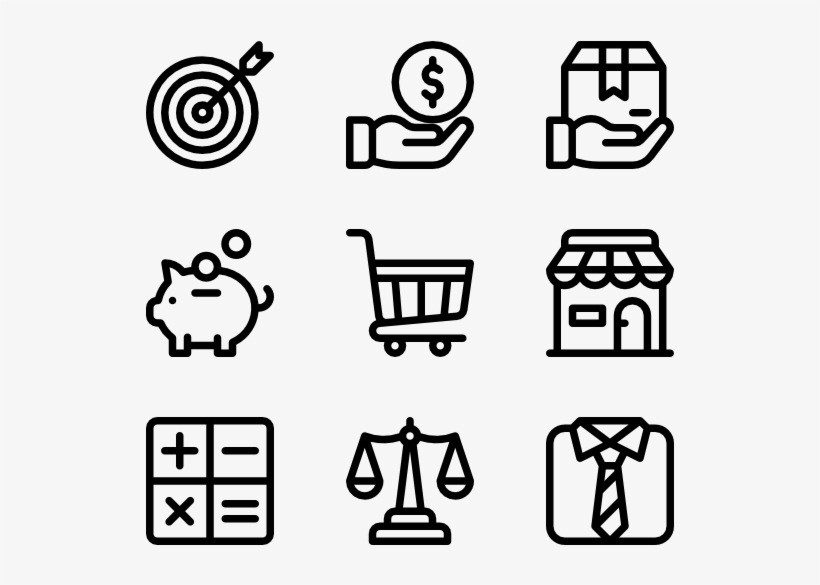 Economy 50 Icons View All 51 Icon Packs Of Money Bag - Hobby Icons, transparent png download