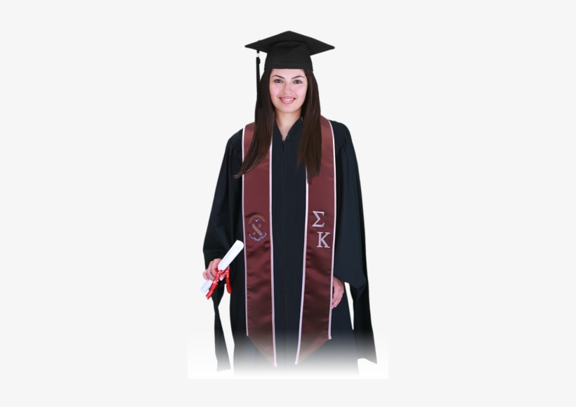 Sigma Kappa Stole - Sash Graduation, transparent png download