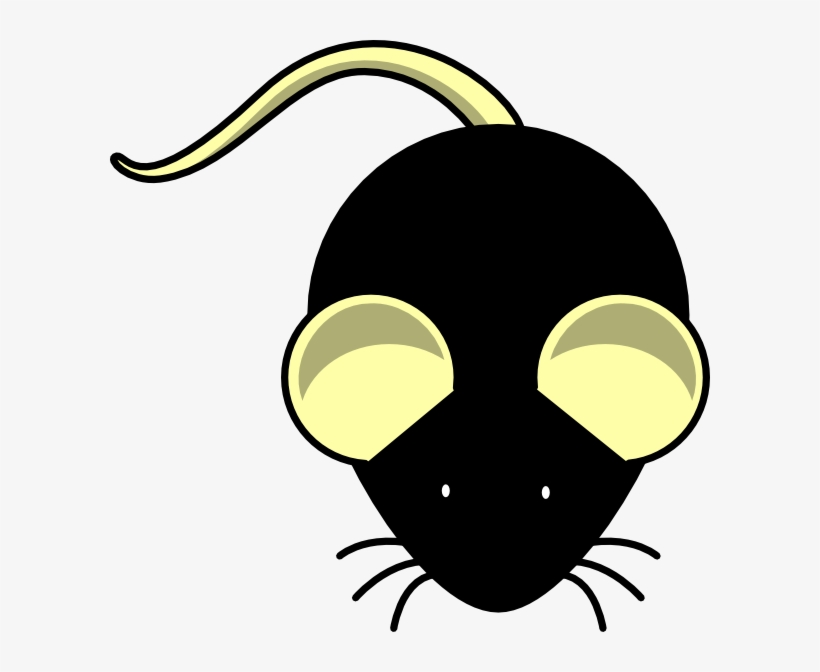 B Yellow Ears Clip Art At Clker - Mouse Clip Art, transparent png download