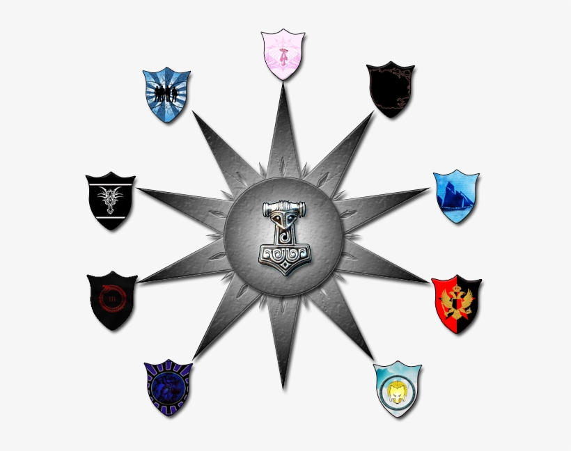 Ragnabloc-banner - Sunburst Shape Red, transparent png download