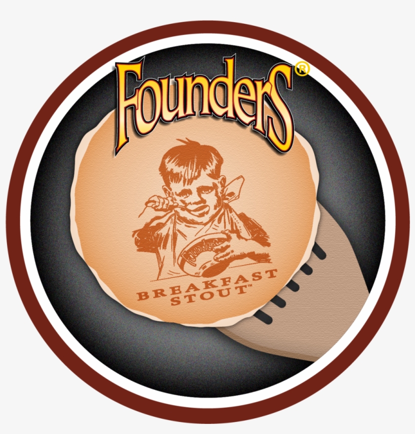 'breakfast For Dinner' Untappd Badge - Founders Brewing Company, transparent png download