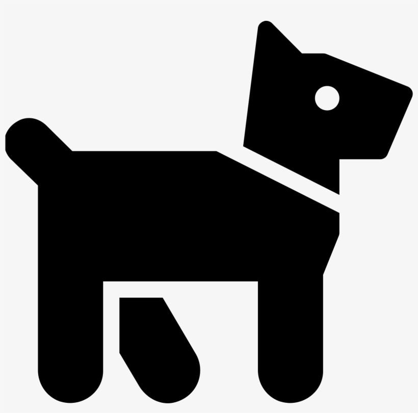 Dog Filled Icon - Dog, transparent png download