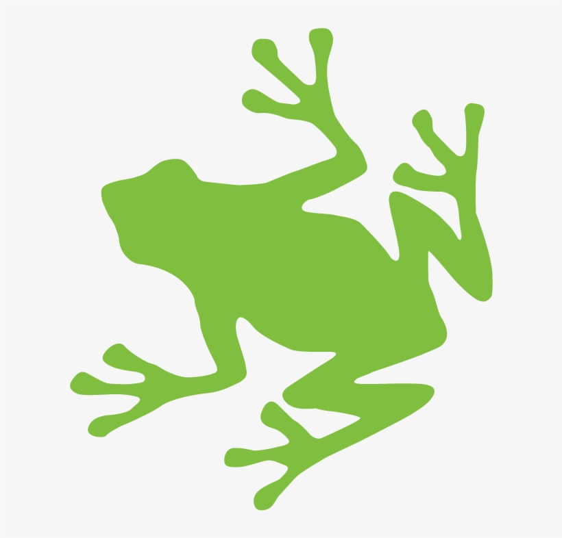 Green Frog Retina Graphic - Frog Graphic, transparent png download