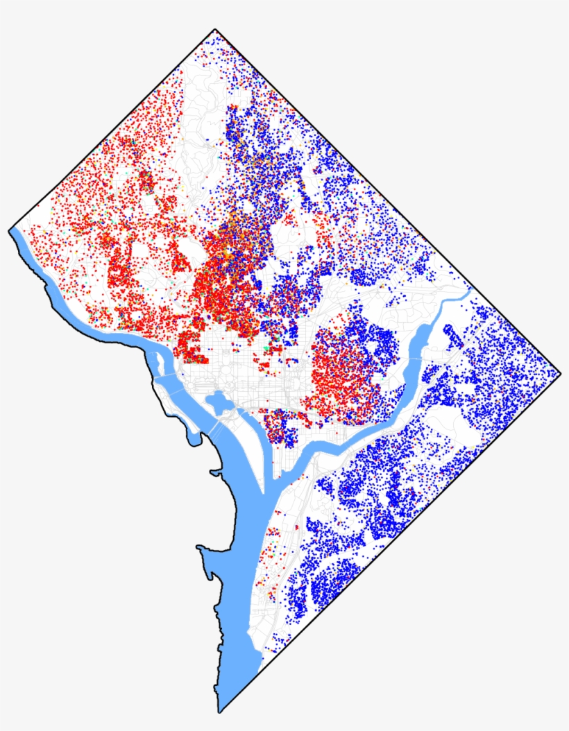 Race And Ethnicity In Washington, D - Washington Dc Racial Distribution, transparent png download