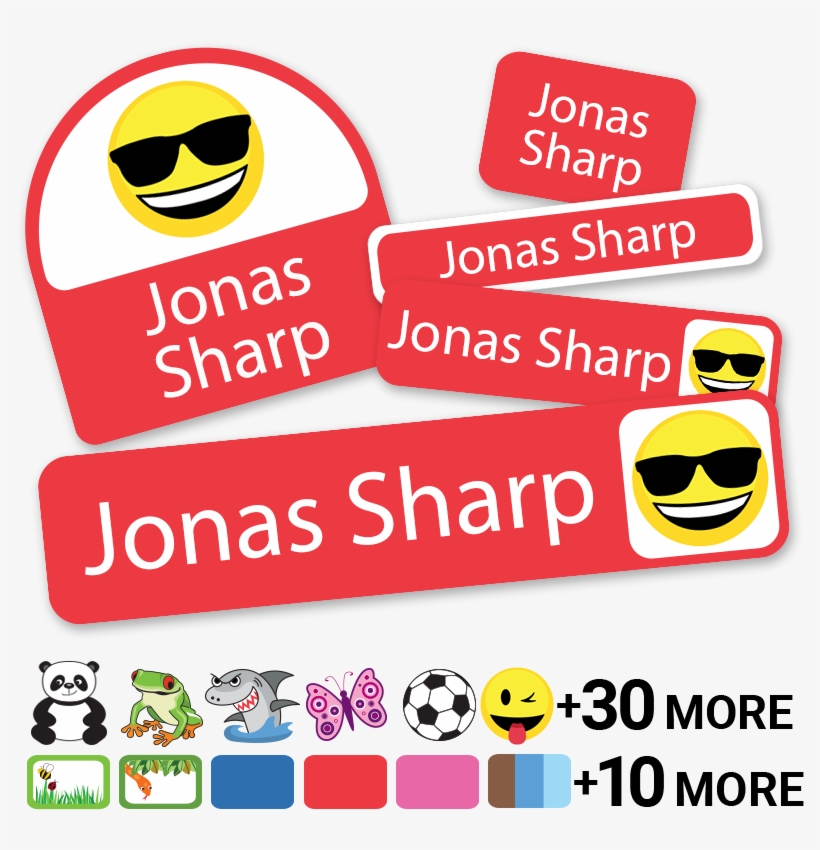 Emoji Labels For School For Kids - Label, transparent png download