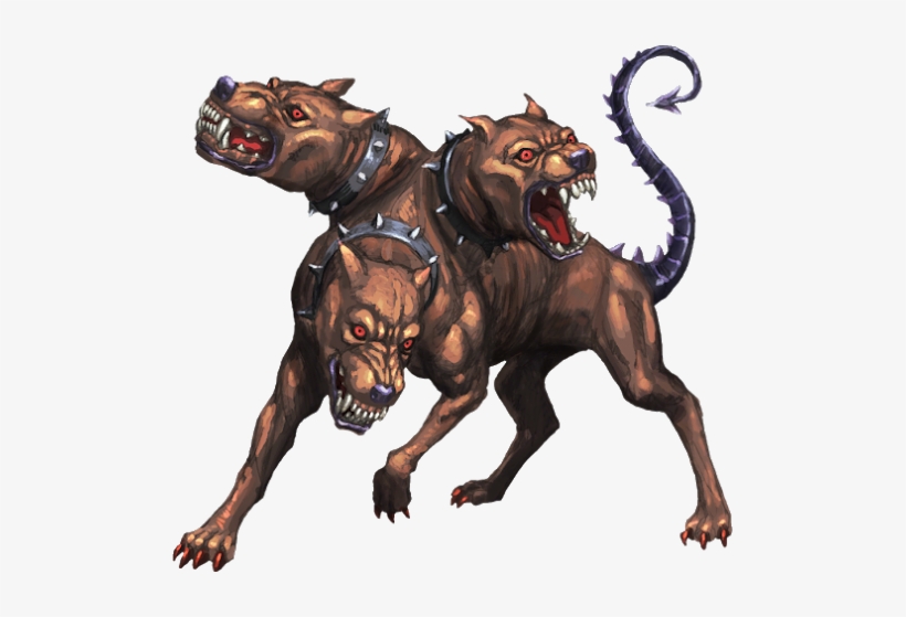 I, Me And Myself = Cerberus The Three-headed Hell Hound - Greek Mythology Cerberus, transparent png download