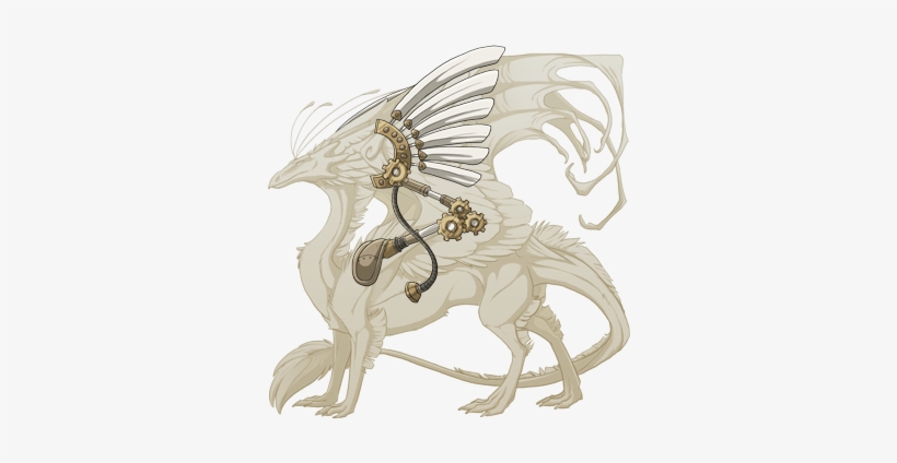 Gold Steampunk Wings Skydancer M - Dragon Virgil Sanders Sides, transparent png download