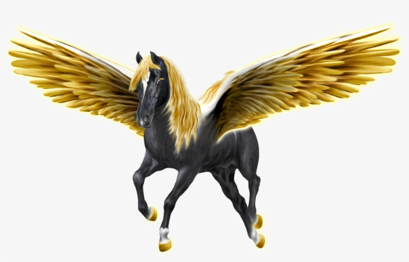 Http - //www - Elftown - Com/stuff/ecm - Gold And Black Unicorn, transparent png download