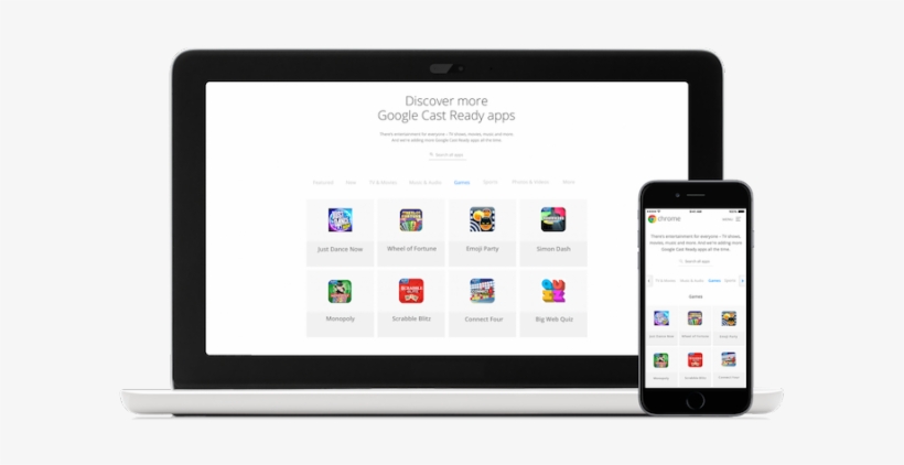 Google Chromecast Gets Family-friendly Multiplayer - Tablet Computer, transparent png download