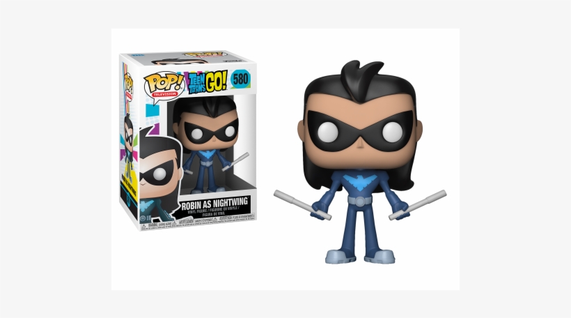 Television 580 Teen Titans Go Robin As Nightwing Pop - Teen Titans Go, transparent png download
