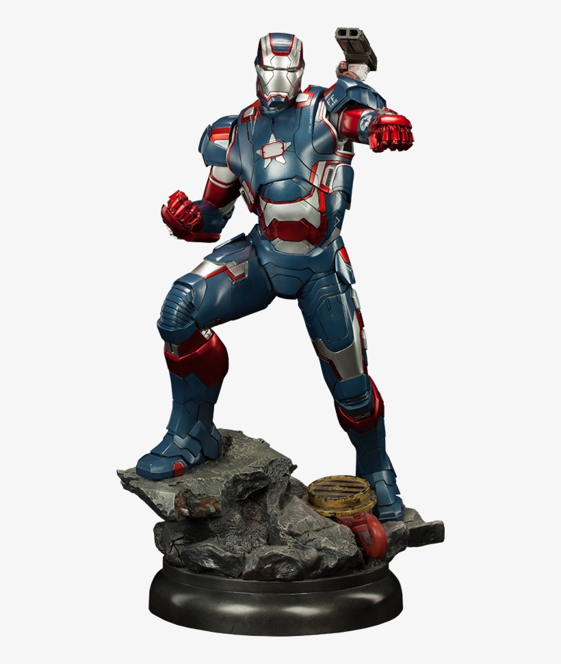 Iron Patriot Quarter Scale Maquette - Iron Man - Iron Patriot 1/4 Scale Maquette Statue, transparent png download