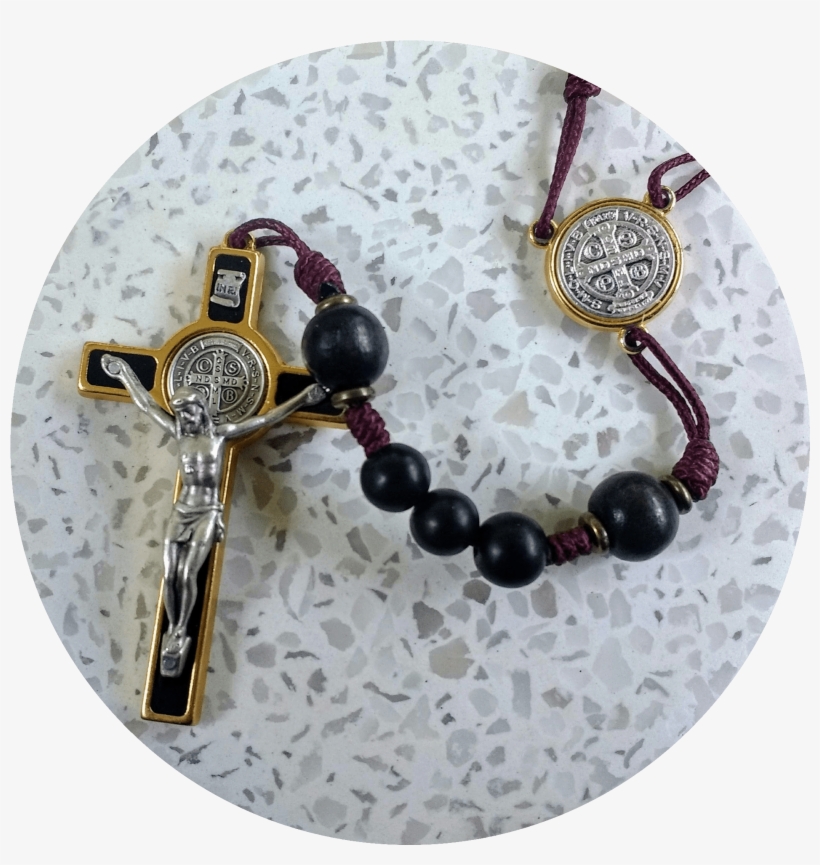Saint Benedict Rosary - Rosary, transparent png download