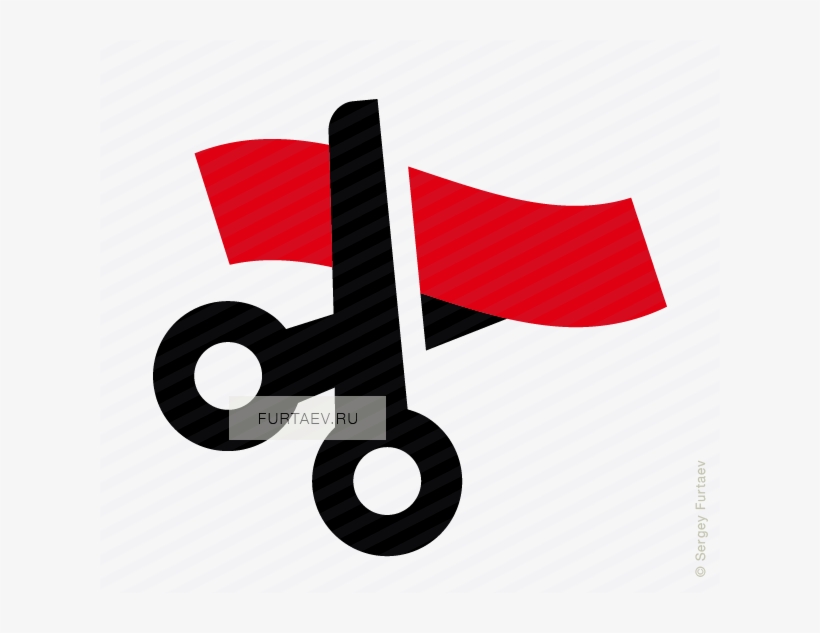 Vector Icon Of Scissors Cutting Ribbon - Ribbon Cutting Icon Png, transparent png download