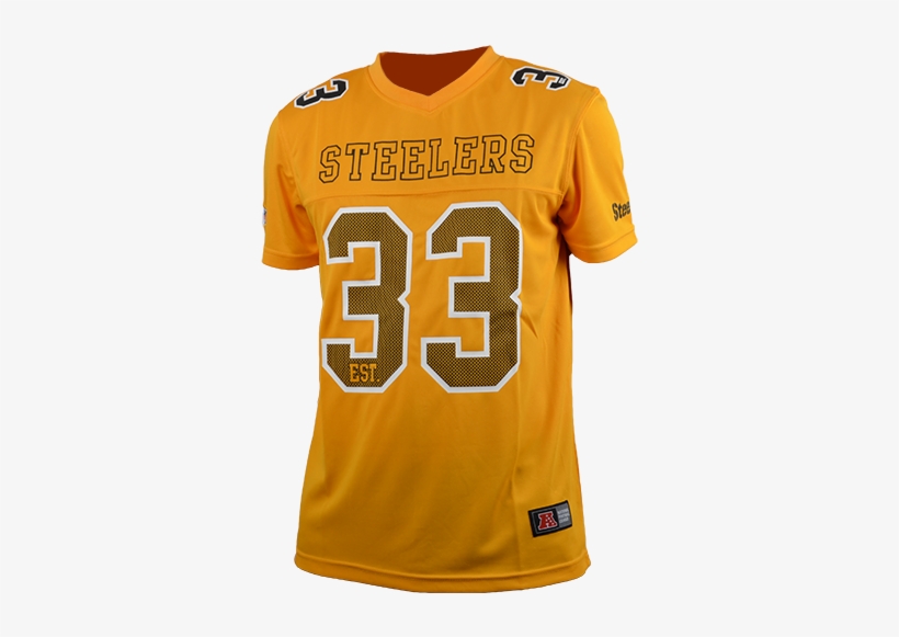 Majestic Nfl Pittsburgh Steelers Abris Polyester Jersey - T-shirt, transparent png download