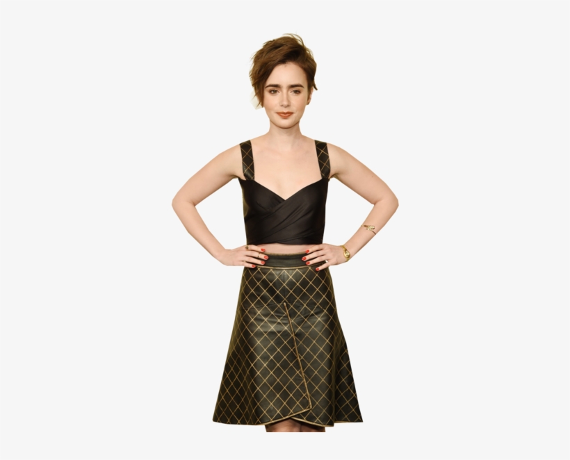 Share This Image - Lily Collins, transparent png download