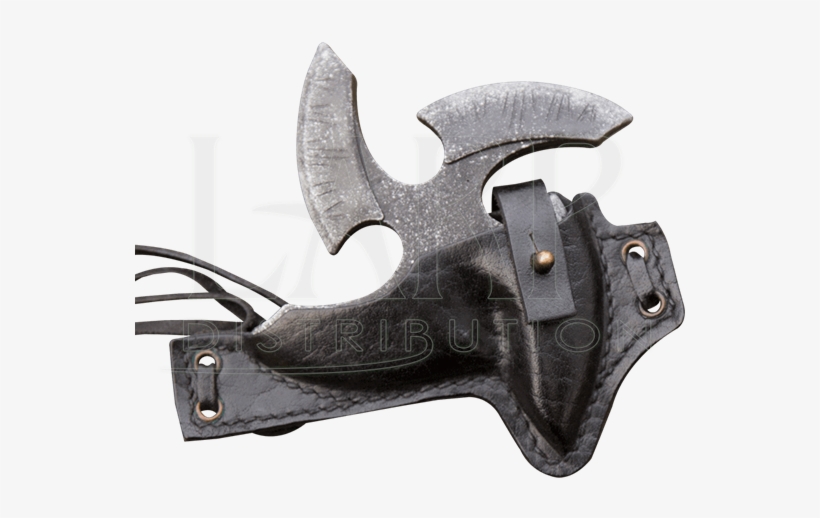 Shuriken Leather Holder - Leather, transparent png download