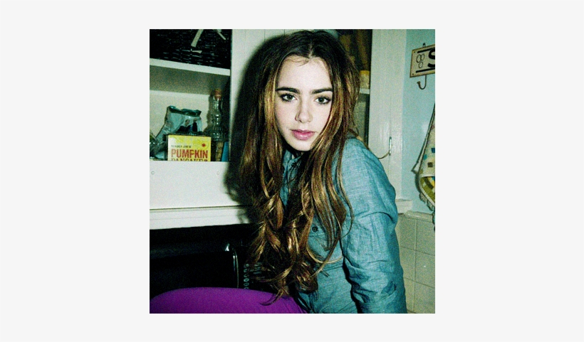 Girl, Lily Collins, And Cute Image - Lily Collins, transparent png download