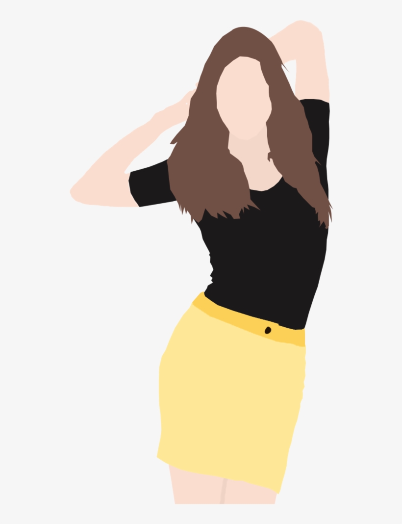 Minimalism Art, Graphic Art, Clip Art, Art Girl, Sculpture, - Vectores De Barbara Palvin, transparent png download