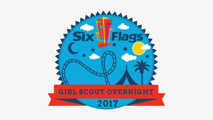 Six Flags Girl Scout Overnight Patch - Ten Toes Down, transparent png download