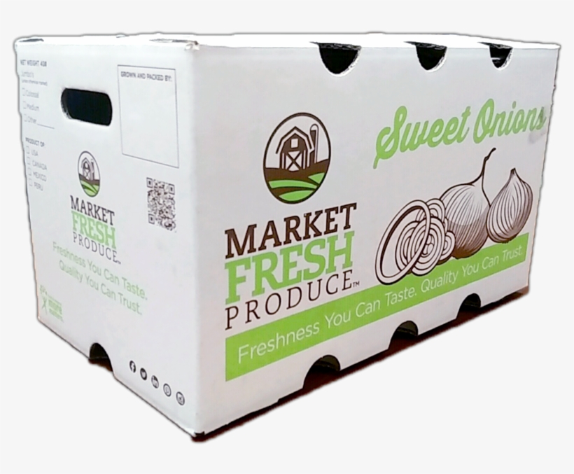 New Sweet Onion Box No Background With Shadow - Sweet Onion, transparent png download