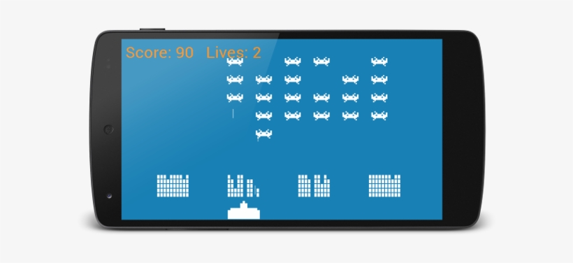 The Completed Space Invaders Game Running On An Android - La Scienza Divertente - Caprara Giovanni, transparent png download