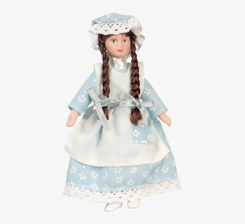 1 Inch Scale Porcelain Country Girl - Doll, transparent png download