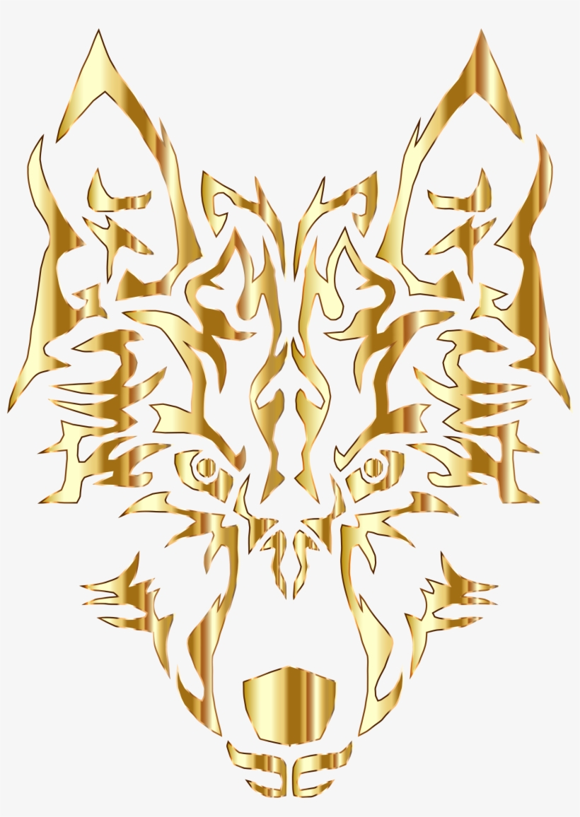This Free Icons Png Design Of Gold Symmetric Tribal, transparent png download