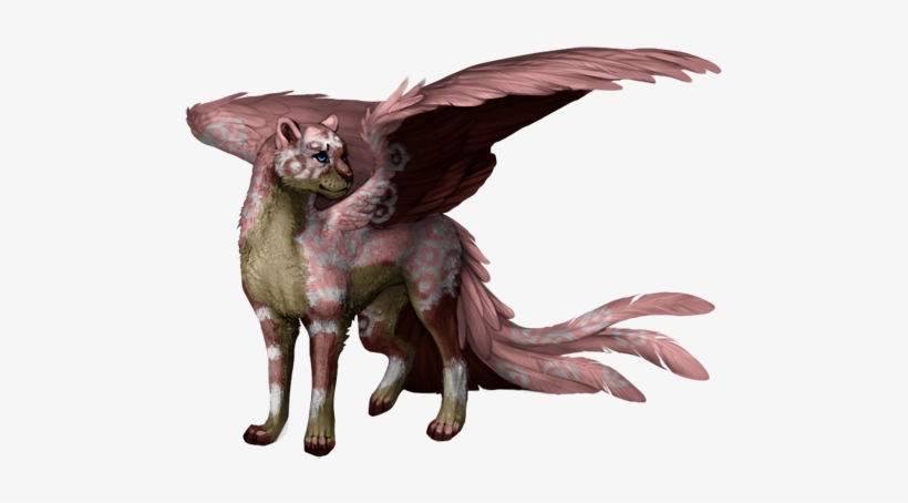 Creature Png - Big Cat With Wings, transparent png download