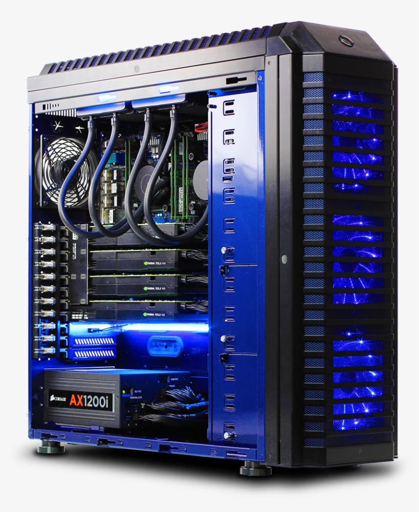 Quad Nvidia Tesla K40 Gpu Accelerator Personal - Computer Repairing And Maintenance Png, transparent png download