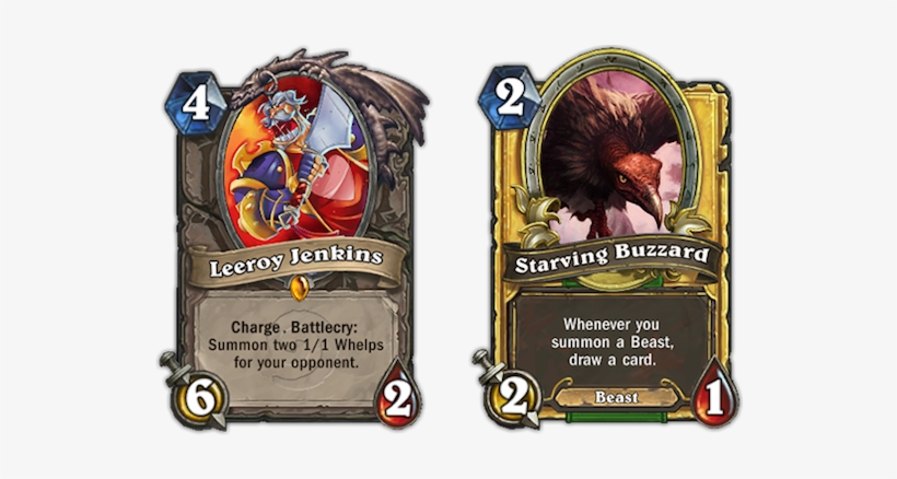 Drawn Card Hearthstone - Leeroy Jenkins Card Hearthstone, transparent png download