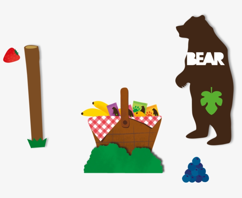 Grrreat Tasty Foods Made From Just Gently Baked Fruit - Bear Arctic Paws - Raspberry & Blueberry 20g, transparent png download