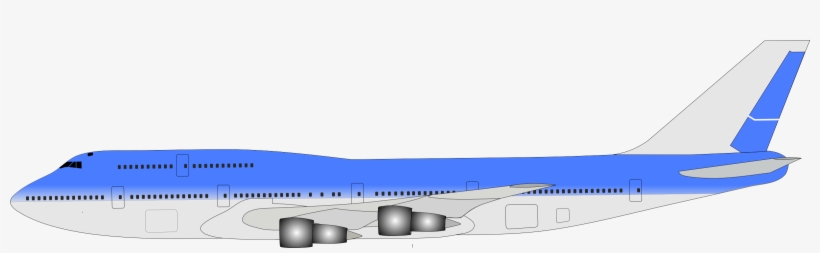 Jet Clipart Boeing - Boeing 747 Clipart Png, transparent png download