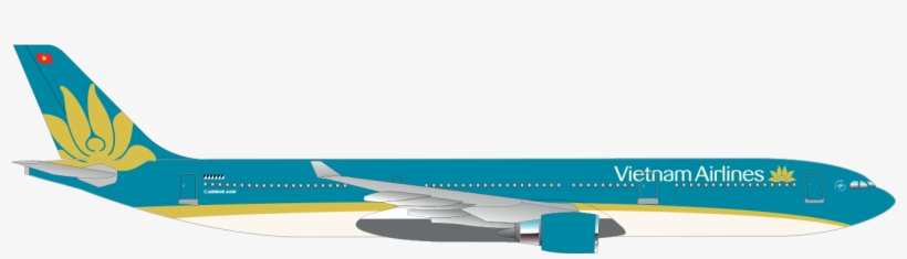 Airbus A330 - Airbus A330 Vietnam Airlines, transparent png download