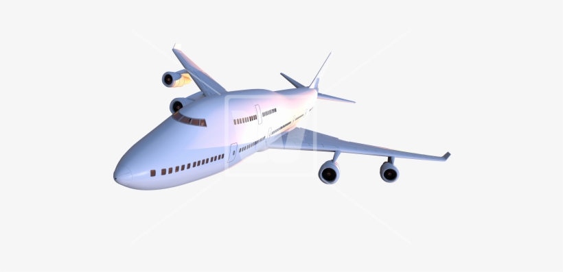Large Commercial Airplane - Commercial Airplane Png, transparent png download